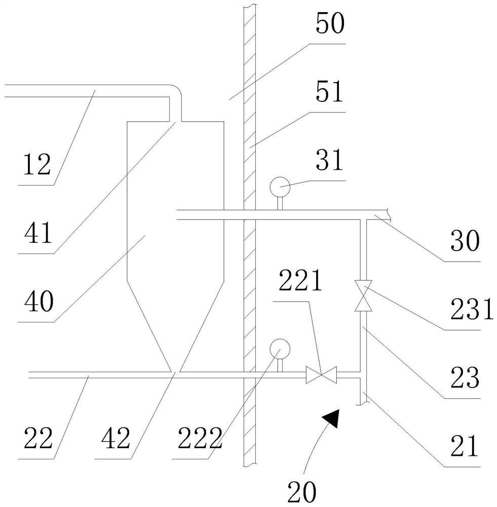 Thermal power plant flue gas sampling system