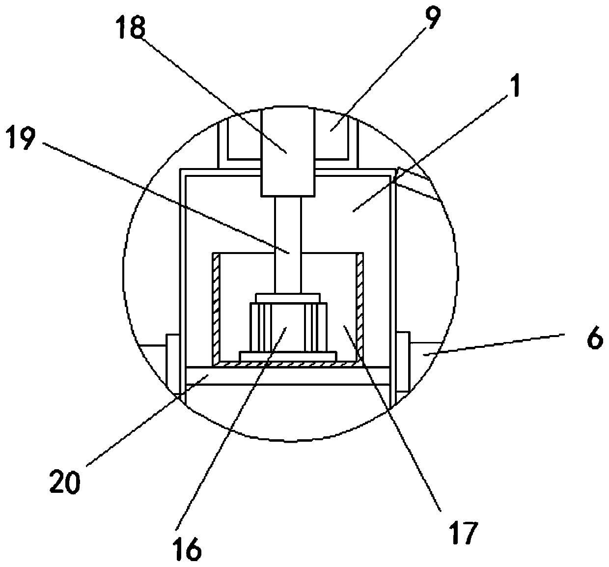 Solar streetlamp with good protection effect