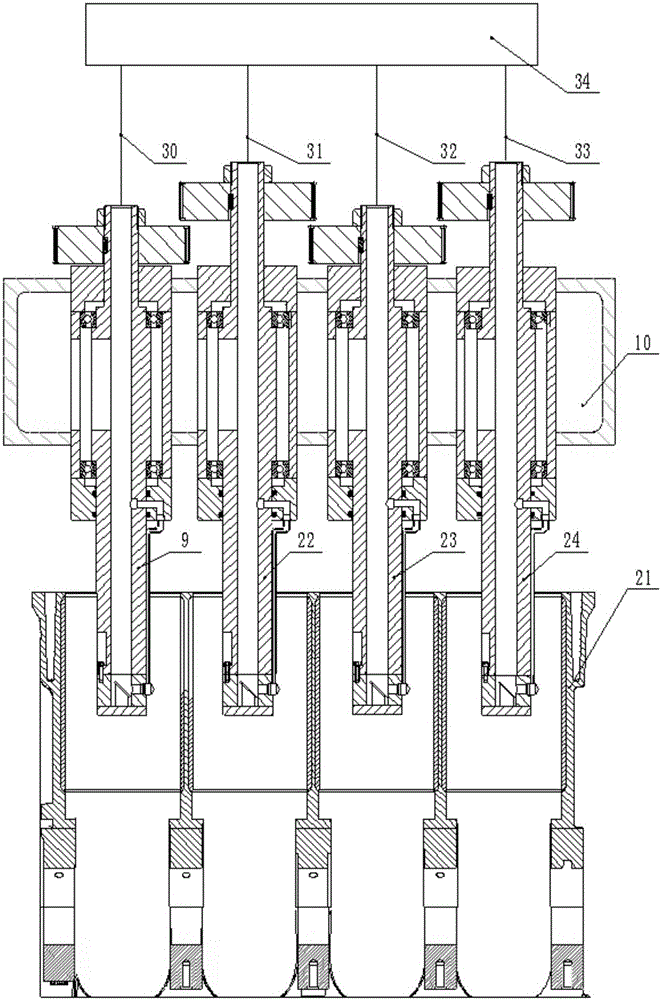 A Single Light Source Parallel Rotary Ventilation Laser Machining Spindle System