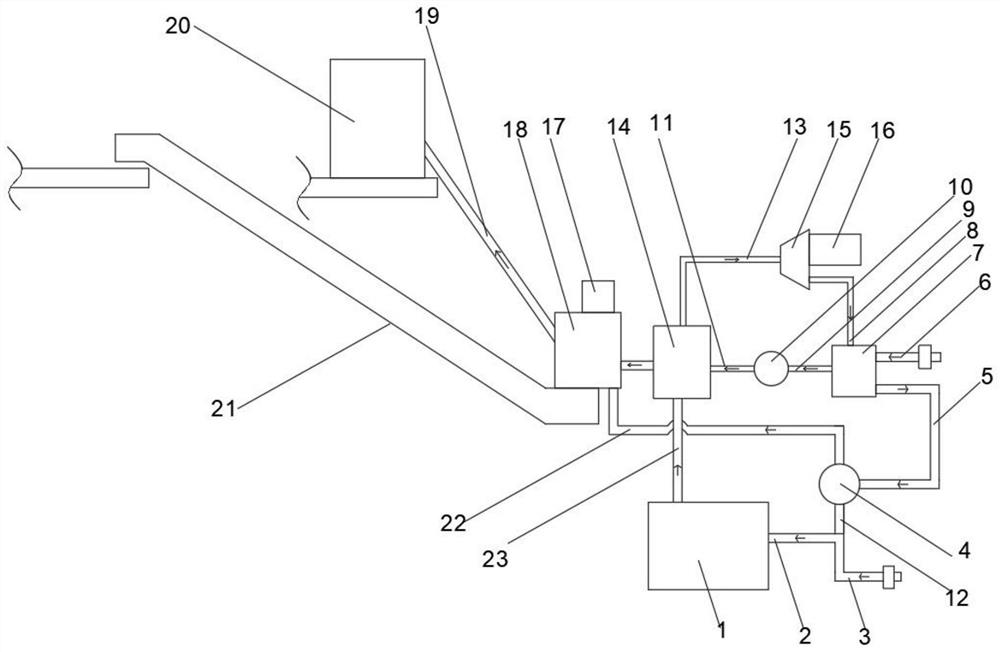 Circulation system for seawater thermoelectric power generation device