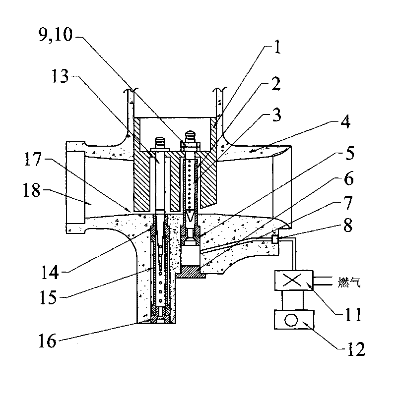 Fuel gas and gasoline dual-use controller for small engine