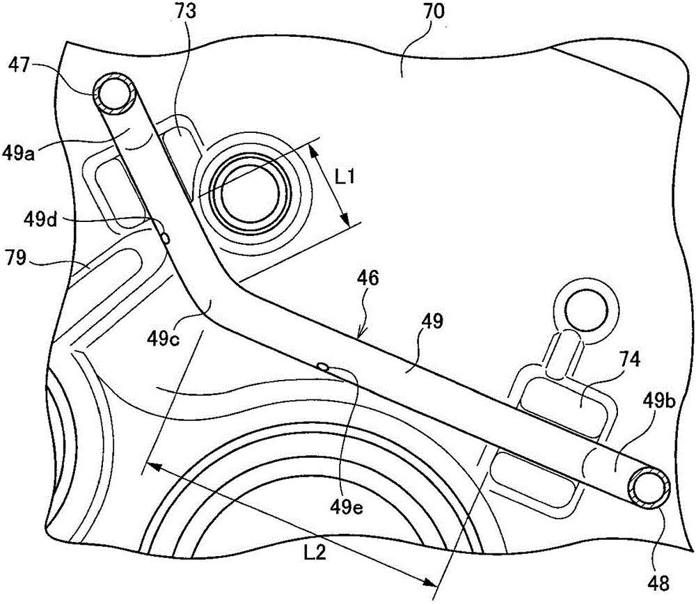 Lubricating device for power transmission mechanism