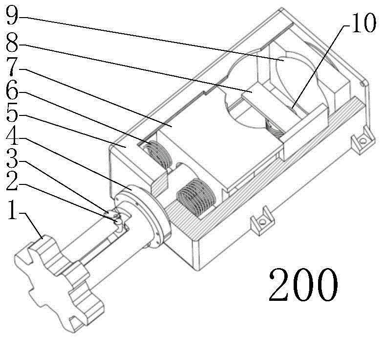 A connecting device suitable for exposed loads outside the cabin of a space vehicle