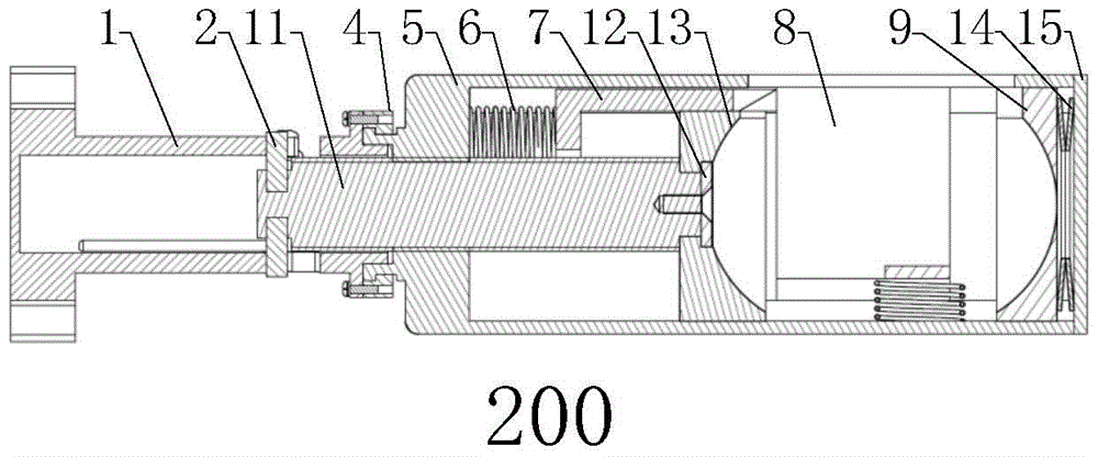 A connecting device suitable for exposed loads outside the cabin of a space vehicle