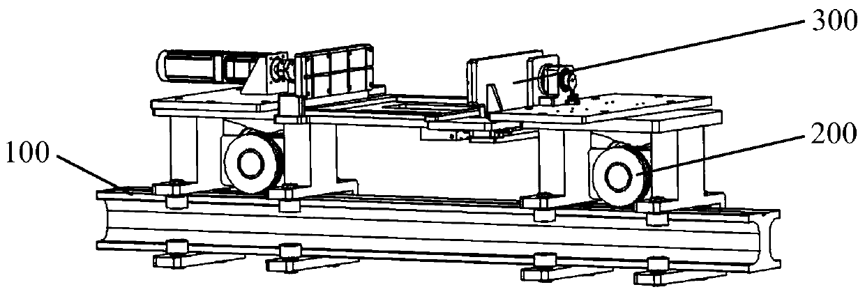 360-degree rotary assembling light rail system device and workpiece assembling method thereof