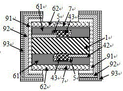 An electrostatic suppressor with overcurrent protection function and its manufacturing method