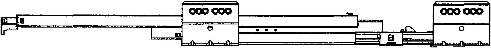 Push-type rebounding slide rail of drawer box