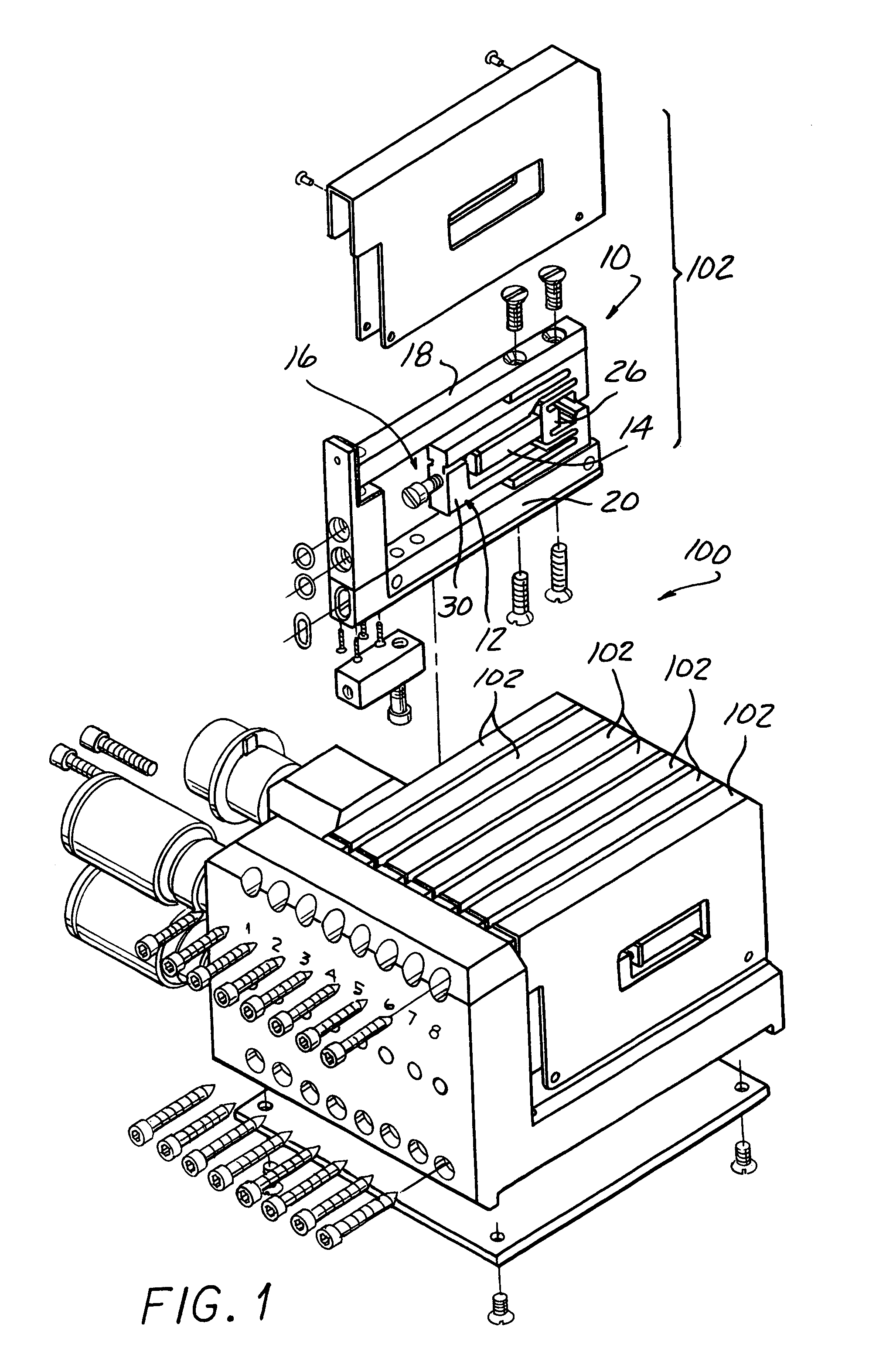 Piezo-electric actuated multi-valve manifold