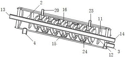 Three-phase interactive vortex heat exchanger and strengthened heat transfer device