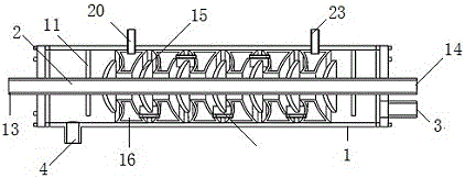 Three-phase interactive vortex heat exchanger and strengthened heat transfer device