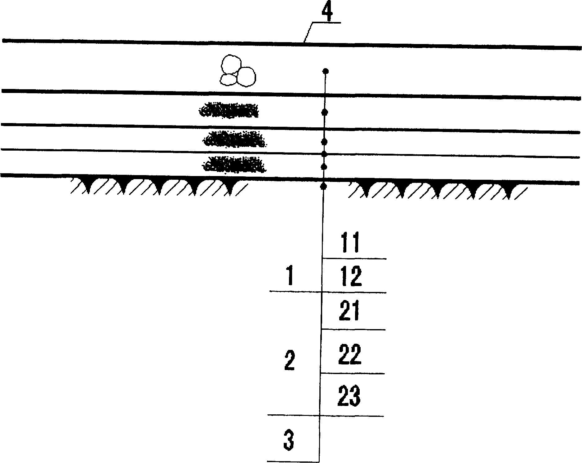 Natural river alta-mud sandwich seepage-reducing method