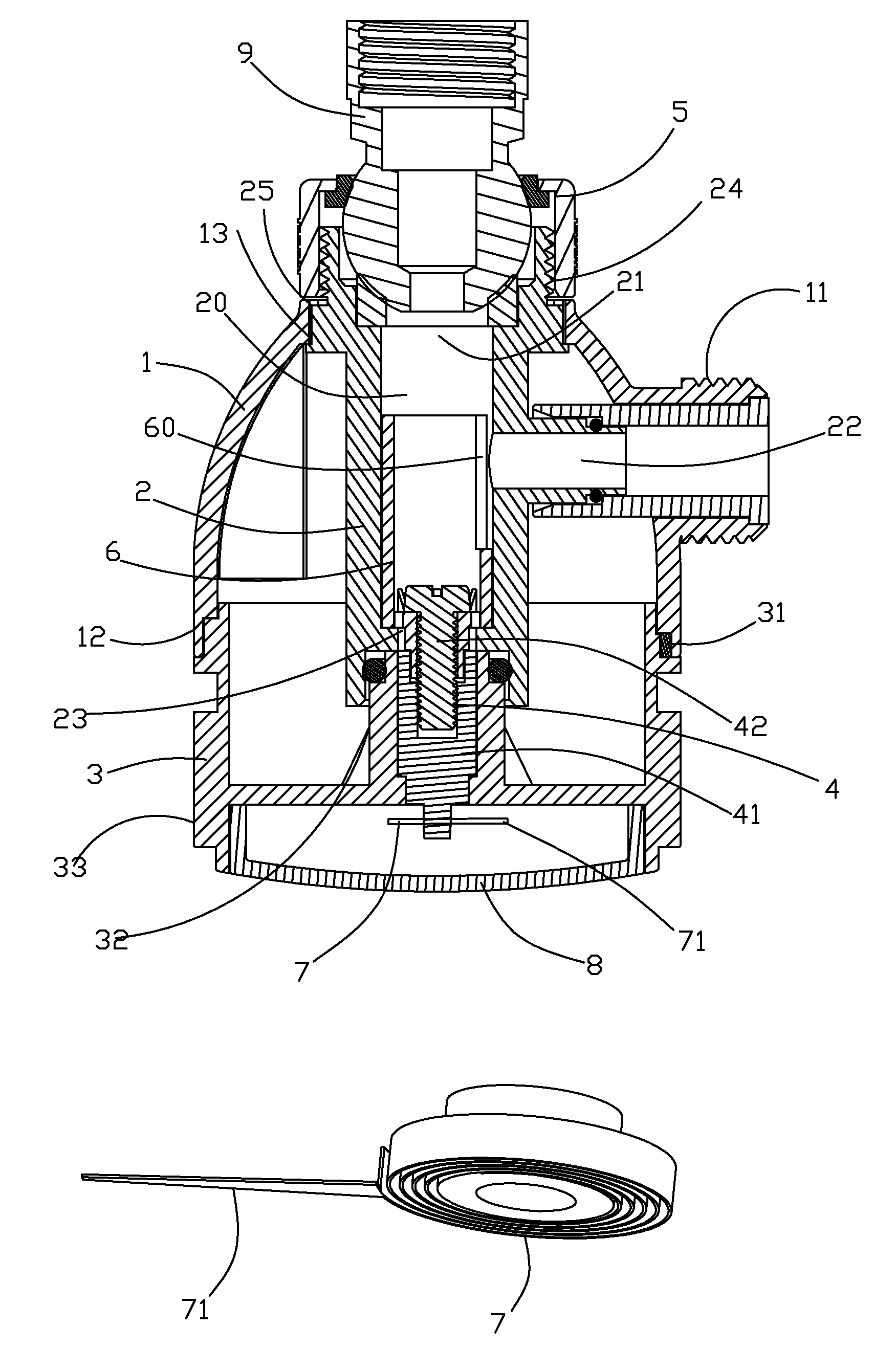 Temperature indication pipe joint