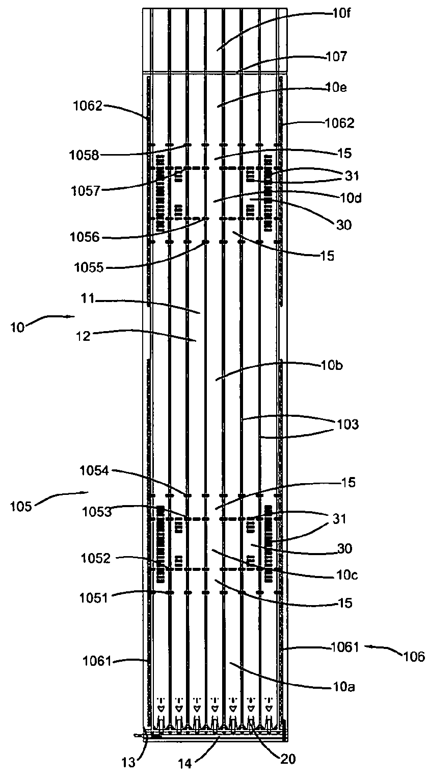 Standing-Type Air-Filled Packaging Apparatus and Manufacturing Method Therefor