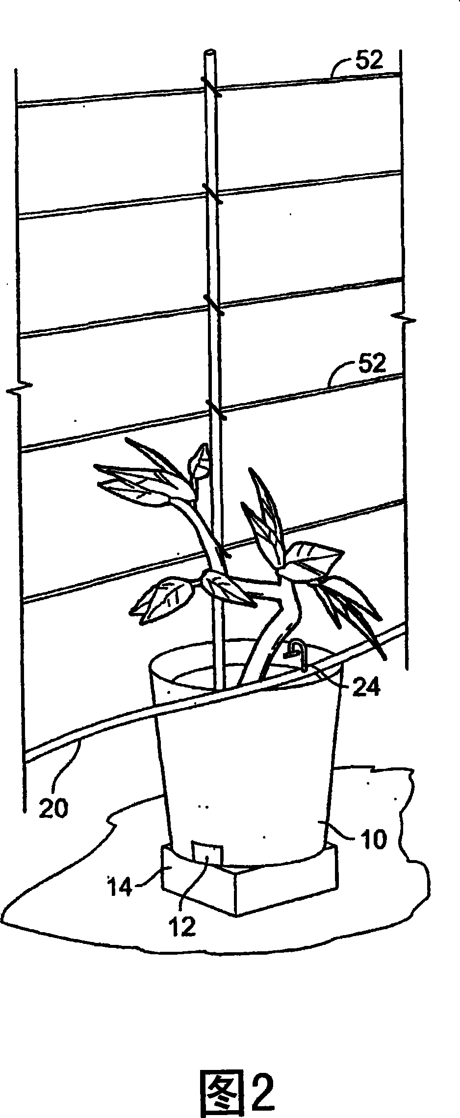 A method of hydroponic cultivation and components for use therewith