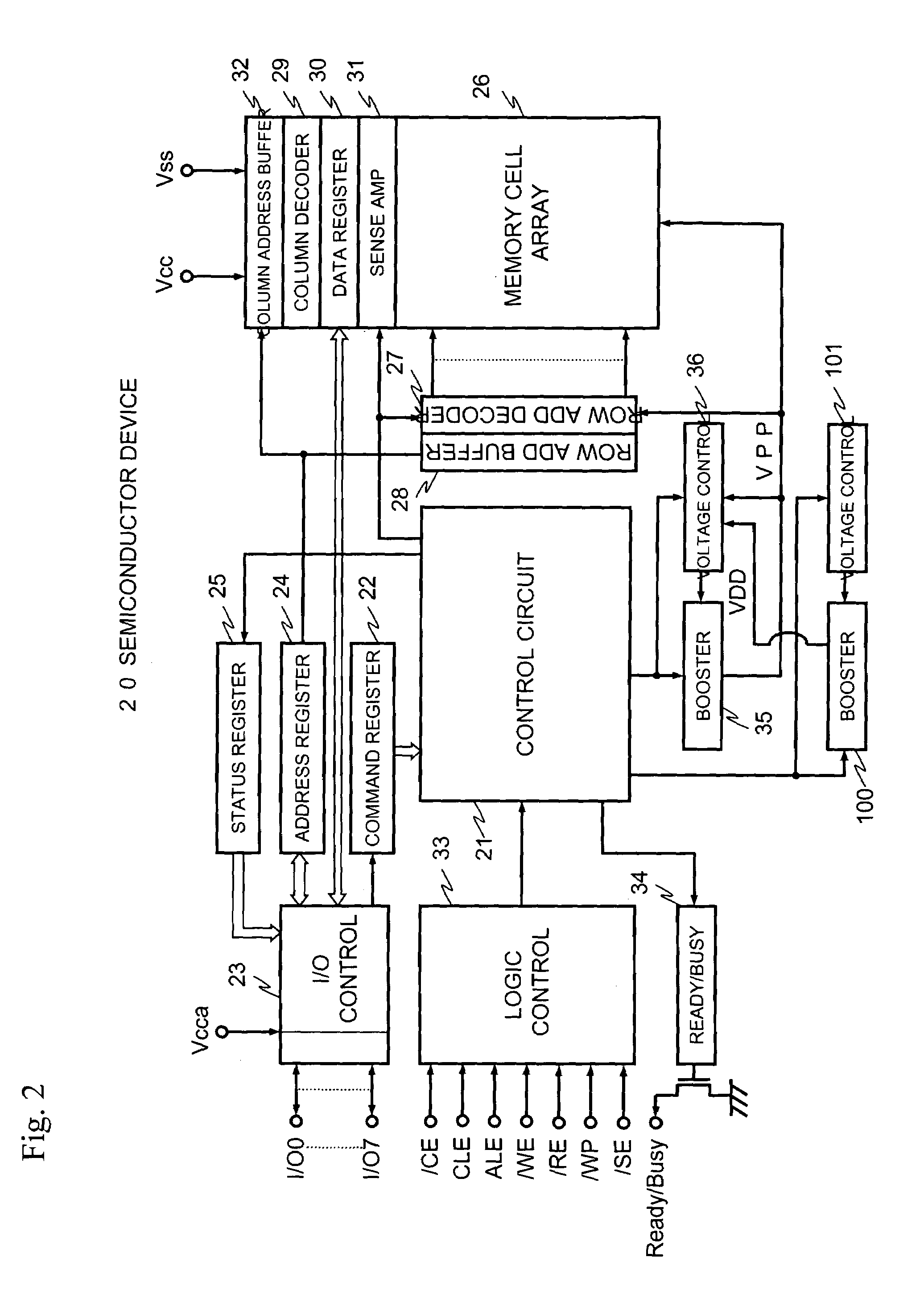 Voltage control circuit and semiconductor device