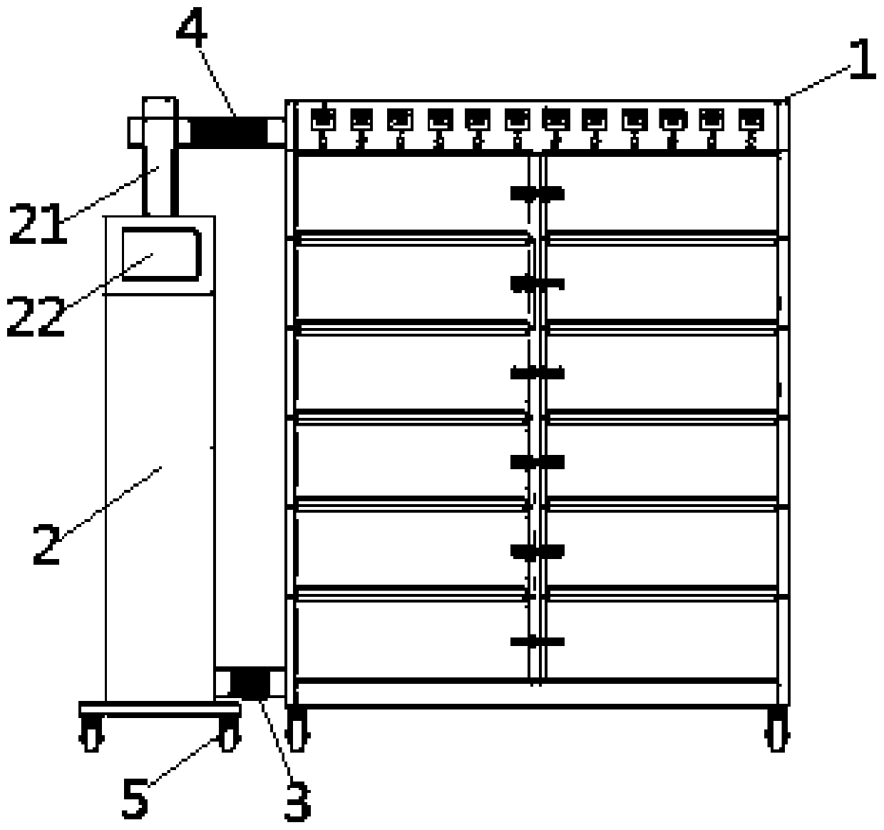 Independent light control and ventilation rhythm box equipment