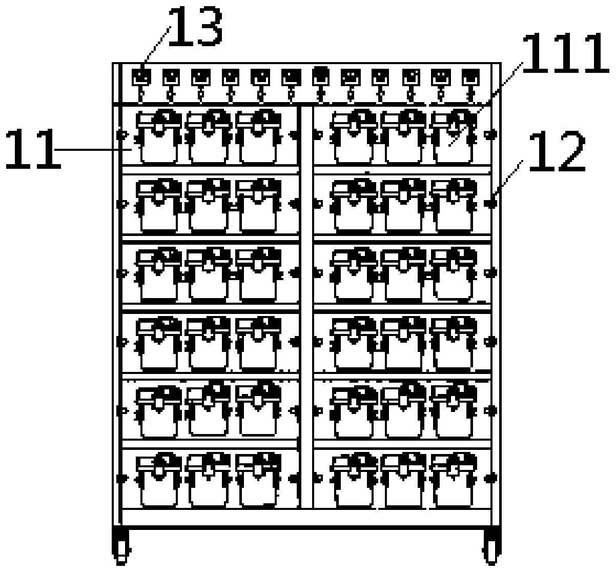 Independent light control and ventilation rhythm box equipment