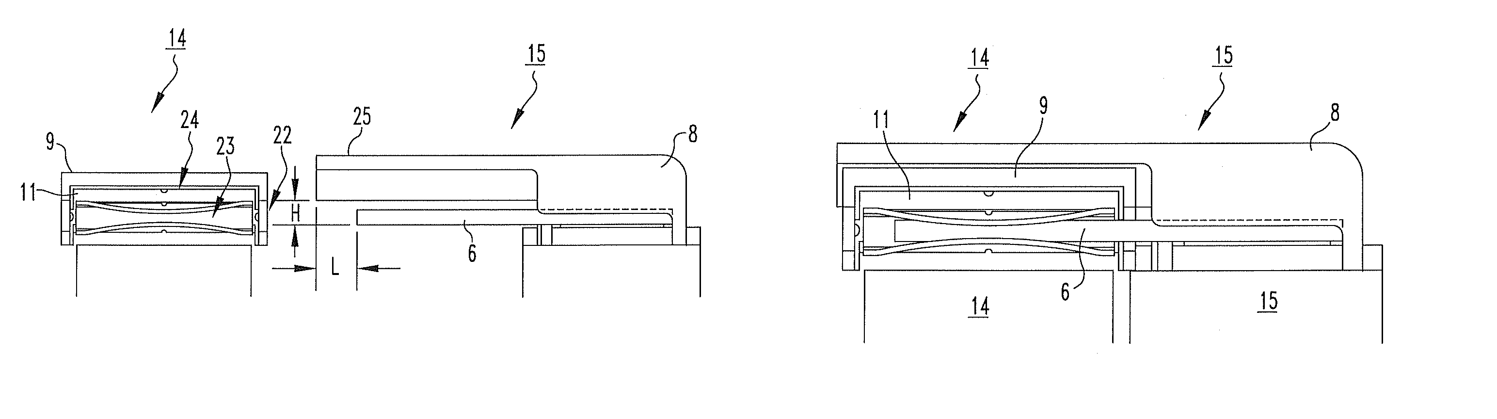 Integrated module connection for HEV battery