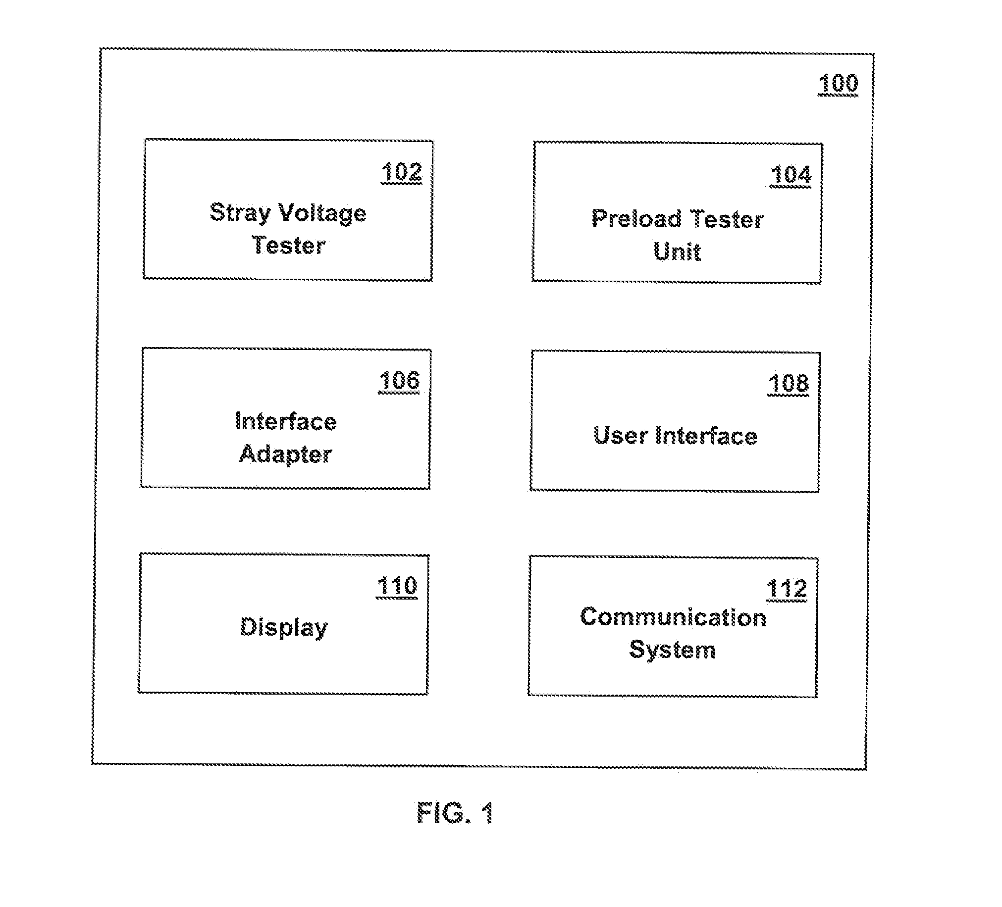 Portable maintenance aid based preload test unit and stray voltage detector