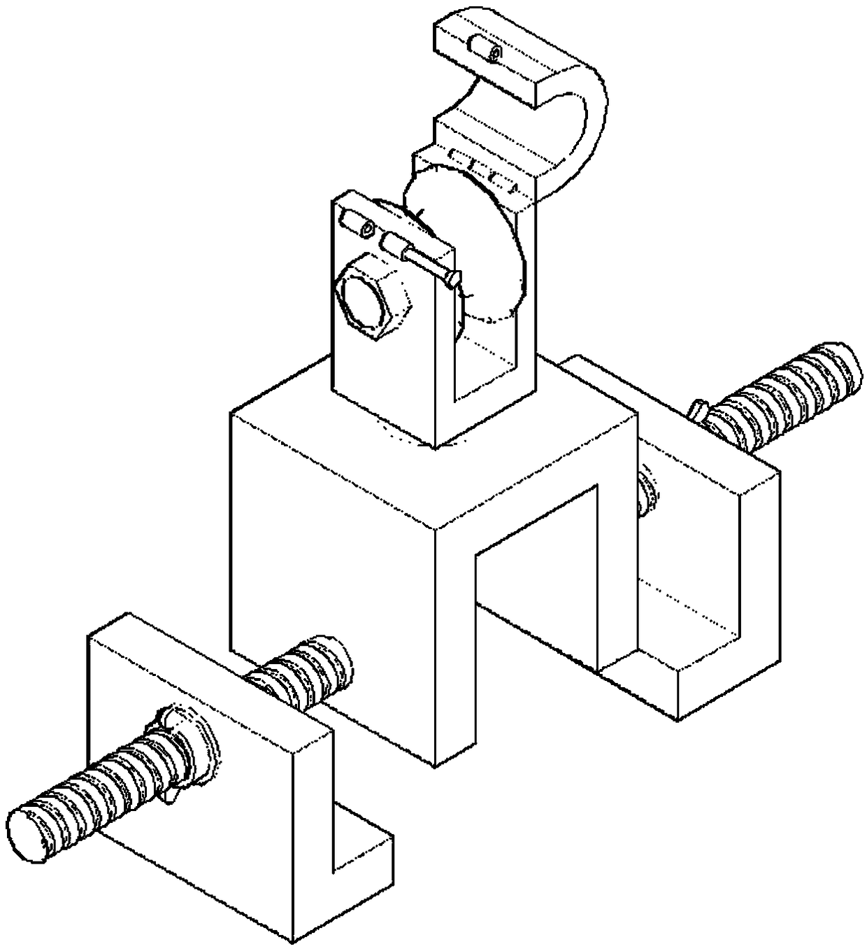 An installation tool and an installation method for lifting the overhead ground wire