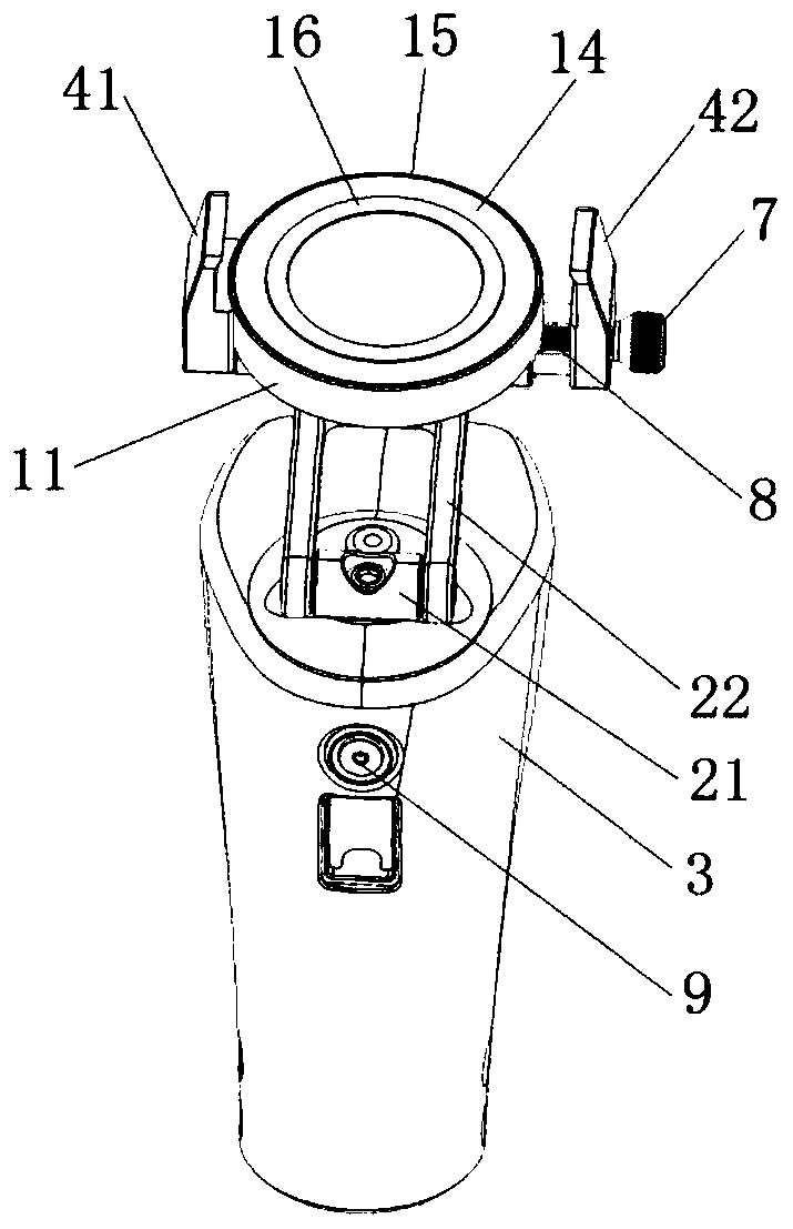 Wireless charging device for outdoor scooter