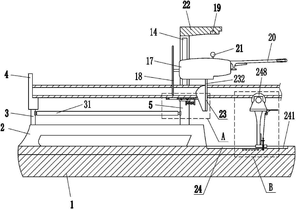 Bamboo tube cutting equipment for bamboo product machining