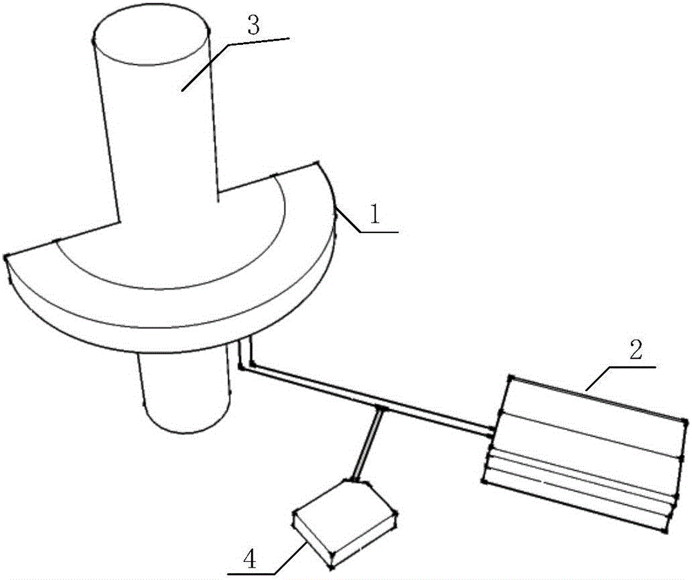 Curve vehicle location device and method