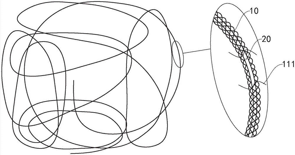 Spring ring of embolic intracranial aneurysm and manufacturing method of spring ring