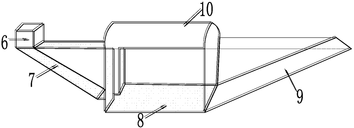 System and method for improving normal-temperature desorption greenhouse treatment efficiency by utilizing high-temperature soil waste heat