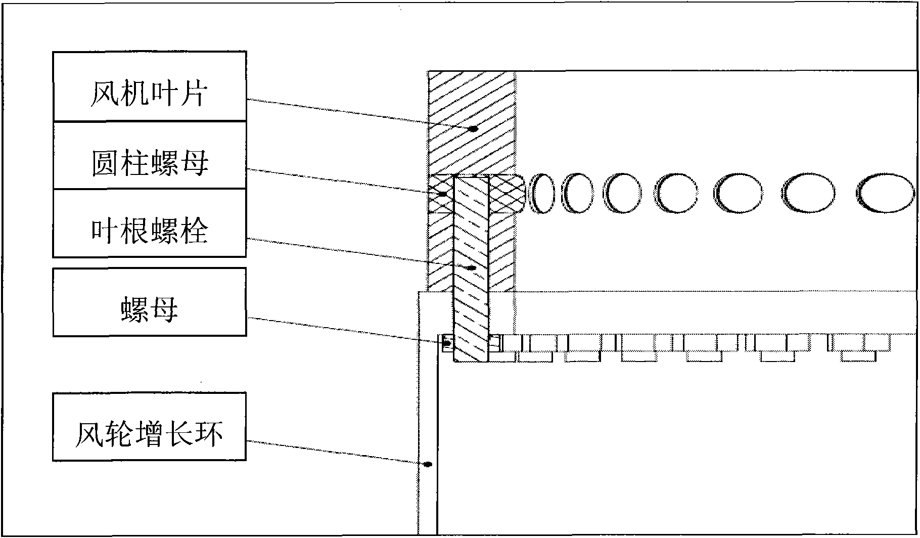 Wind wheel lengthening ring