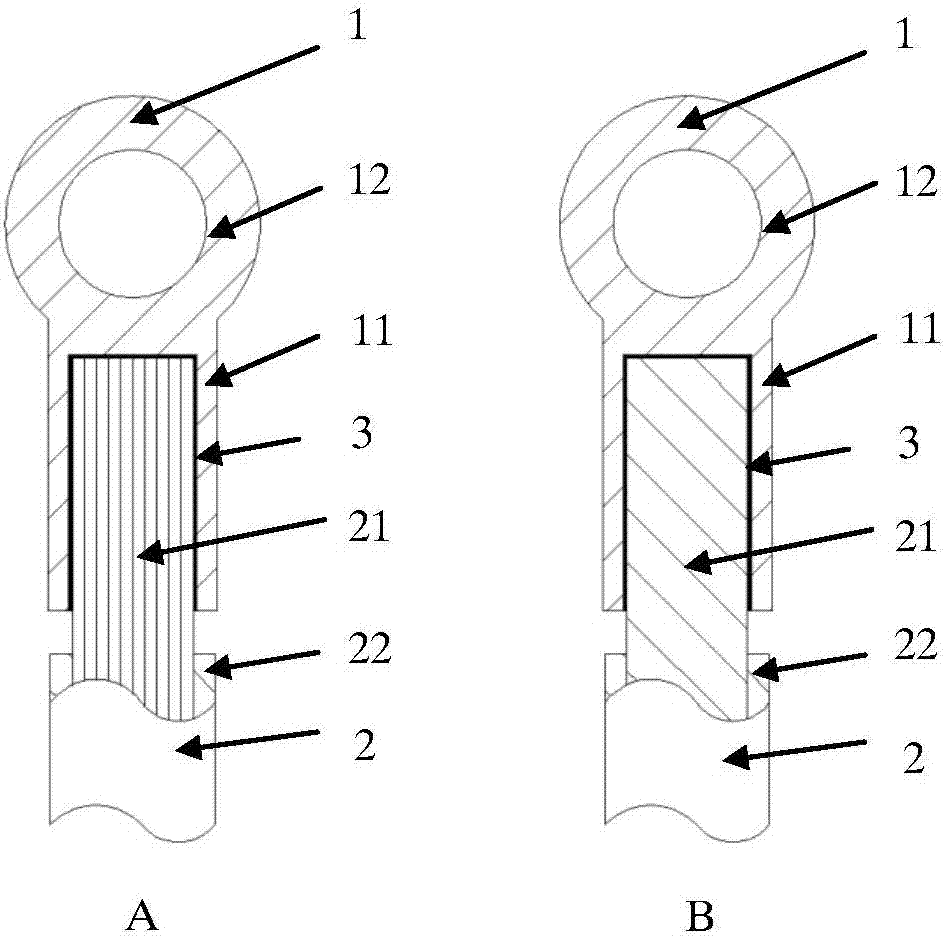 Junction for copper terminal and aluminium conductor and ultrasonic welding method thereof