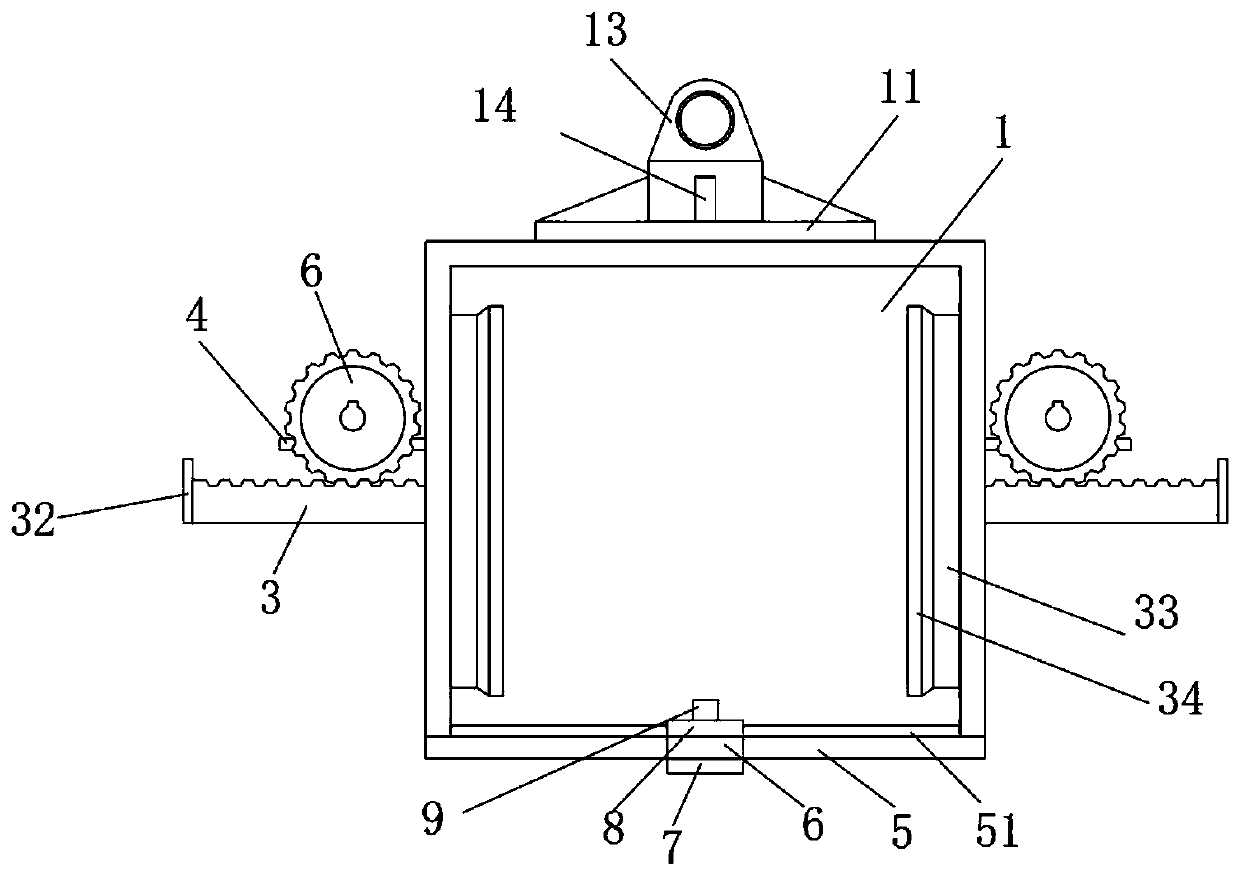 Concrete aerated block finished product kettle-out lifting tool