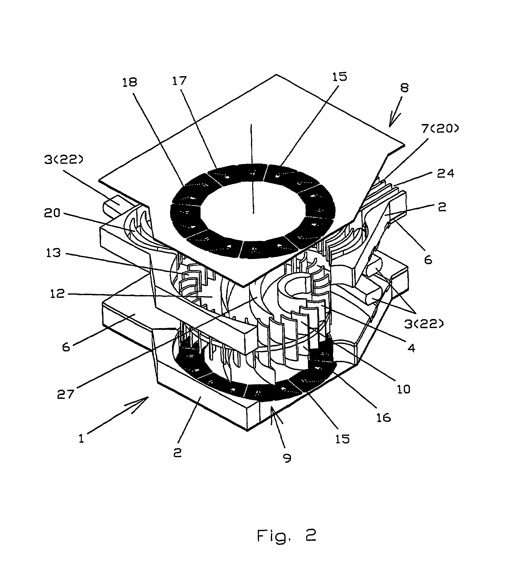 Integrated cooler for electronic devices