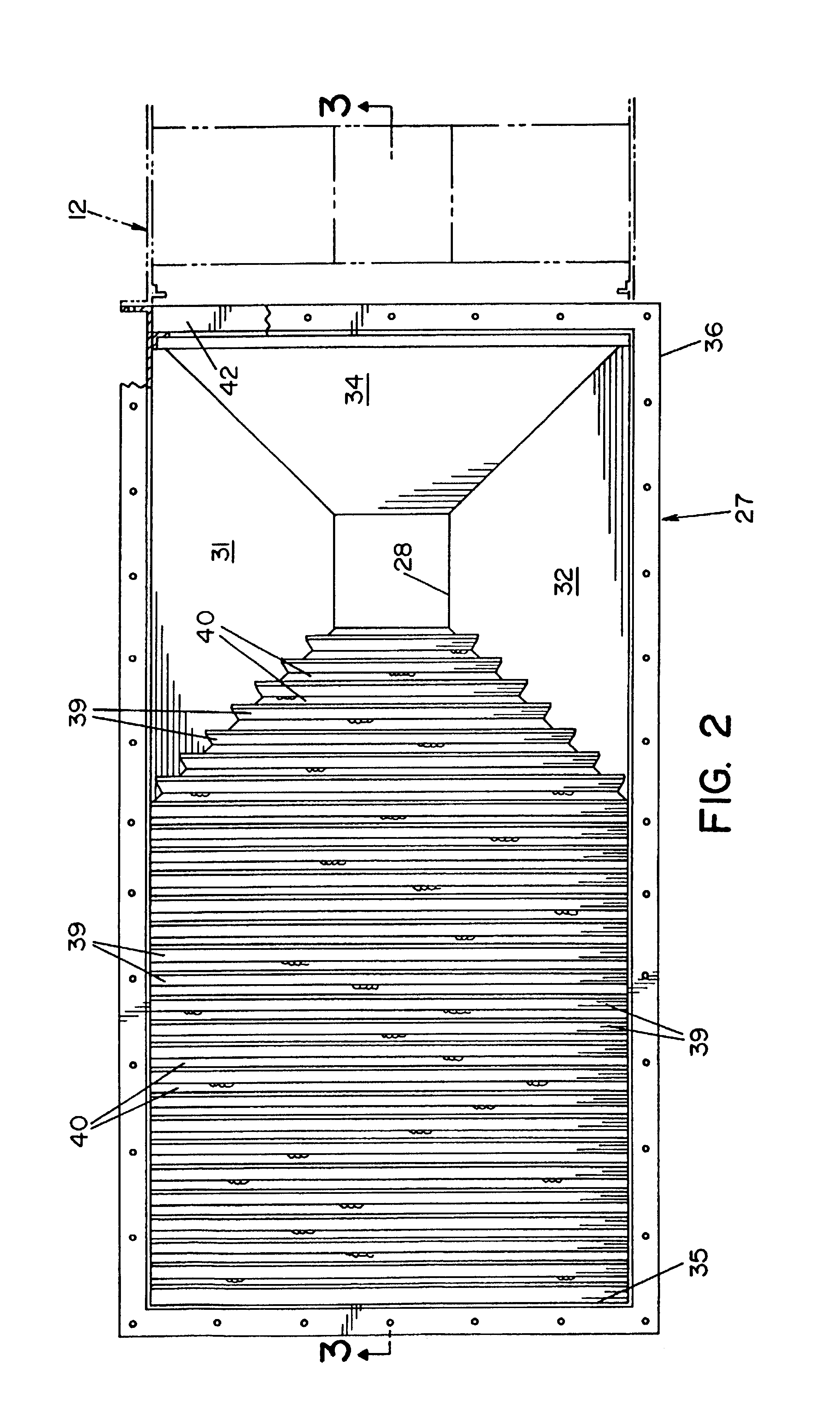 Static two stage air classifier