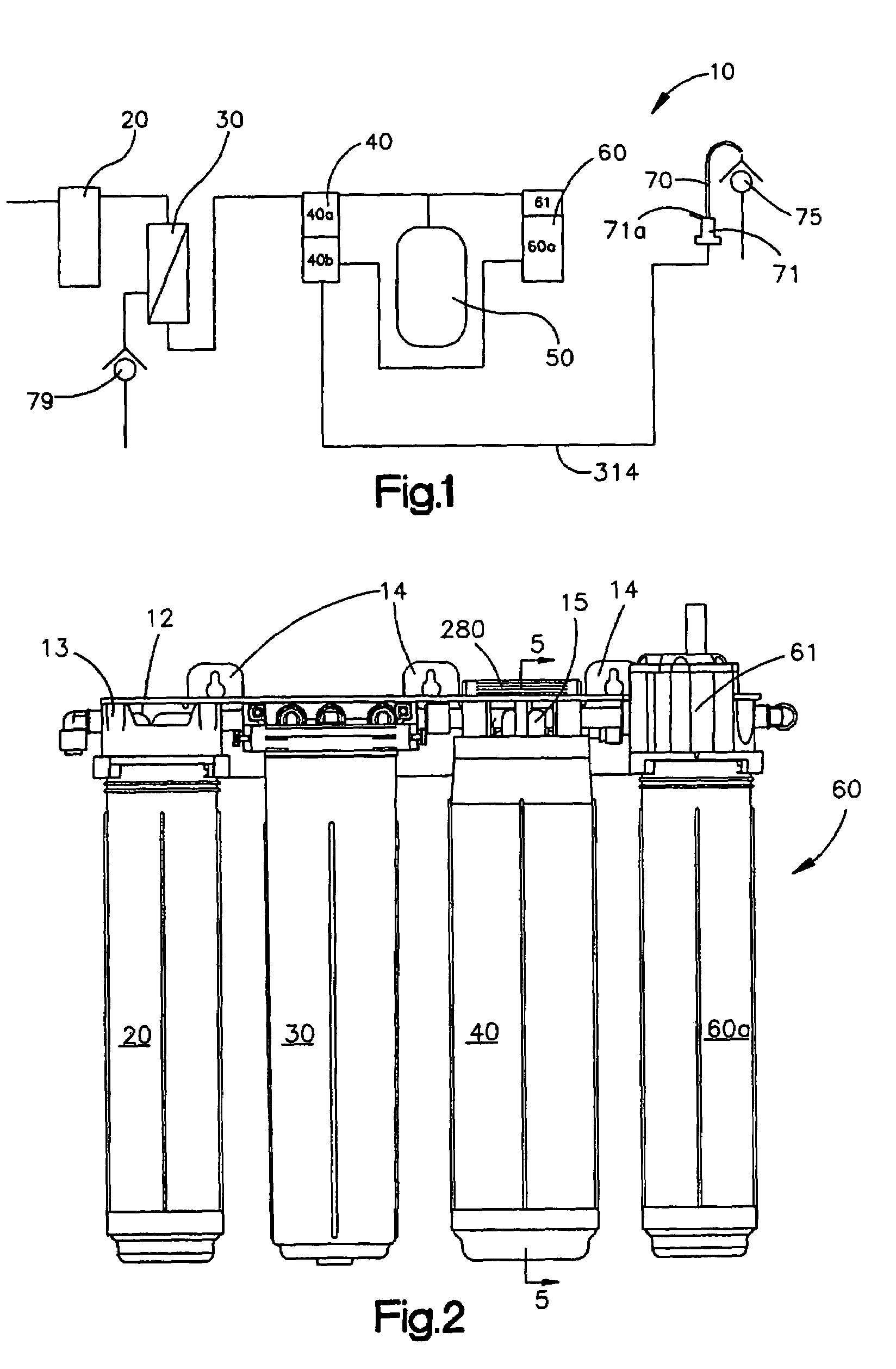 Multiple barrier filter apparatus