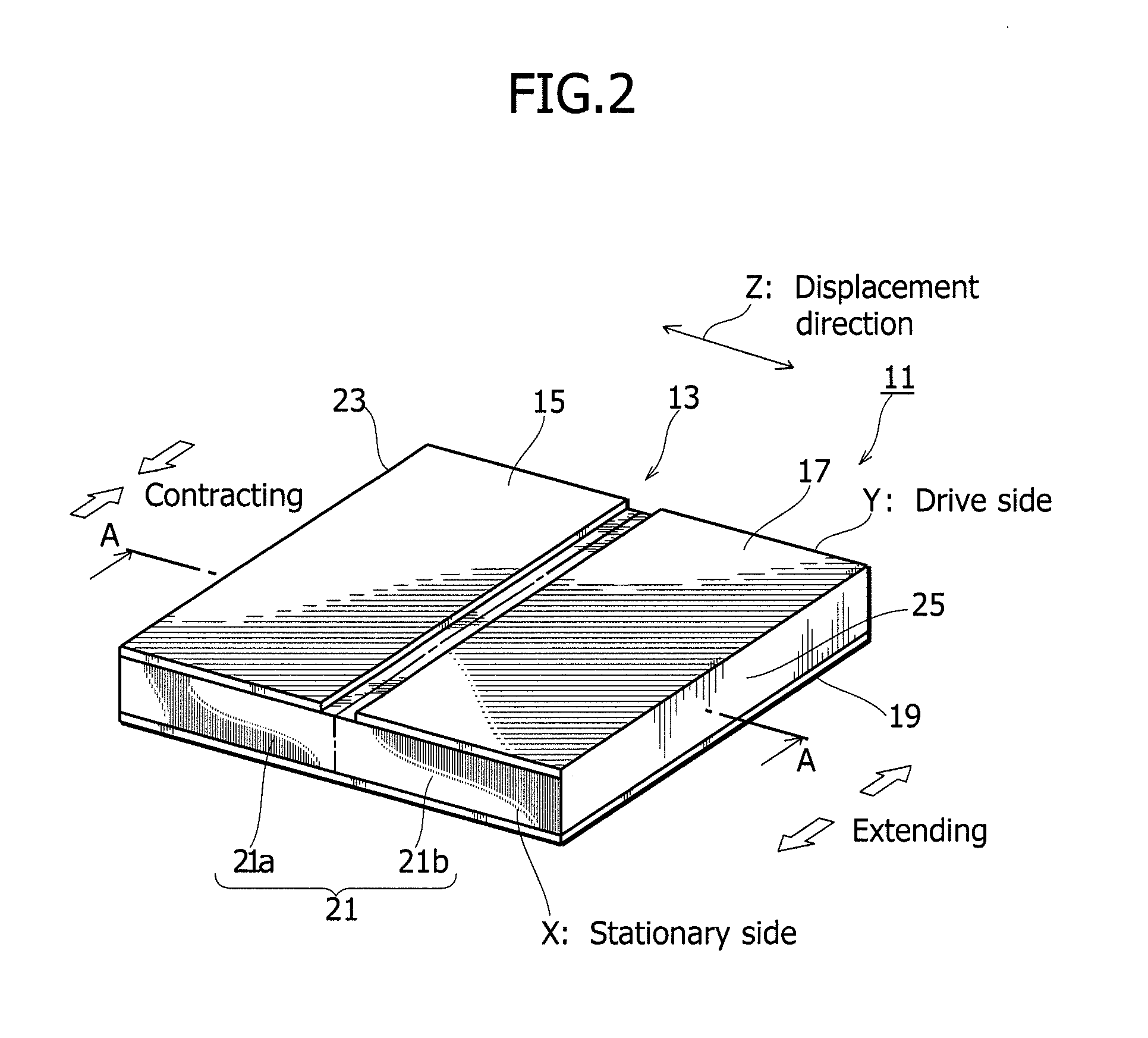 Wiring connecting structure for piezoelectric actuator, piezoelectric actuator, and head suspension