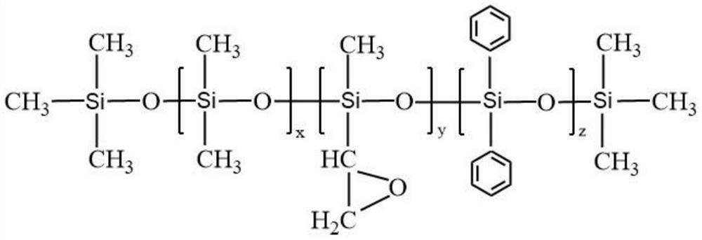 A kind of preparation method of epoxidized phenyl silicone rubber