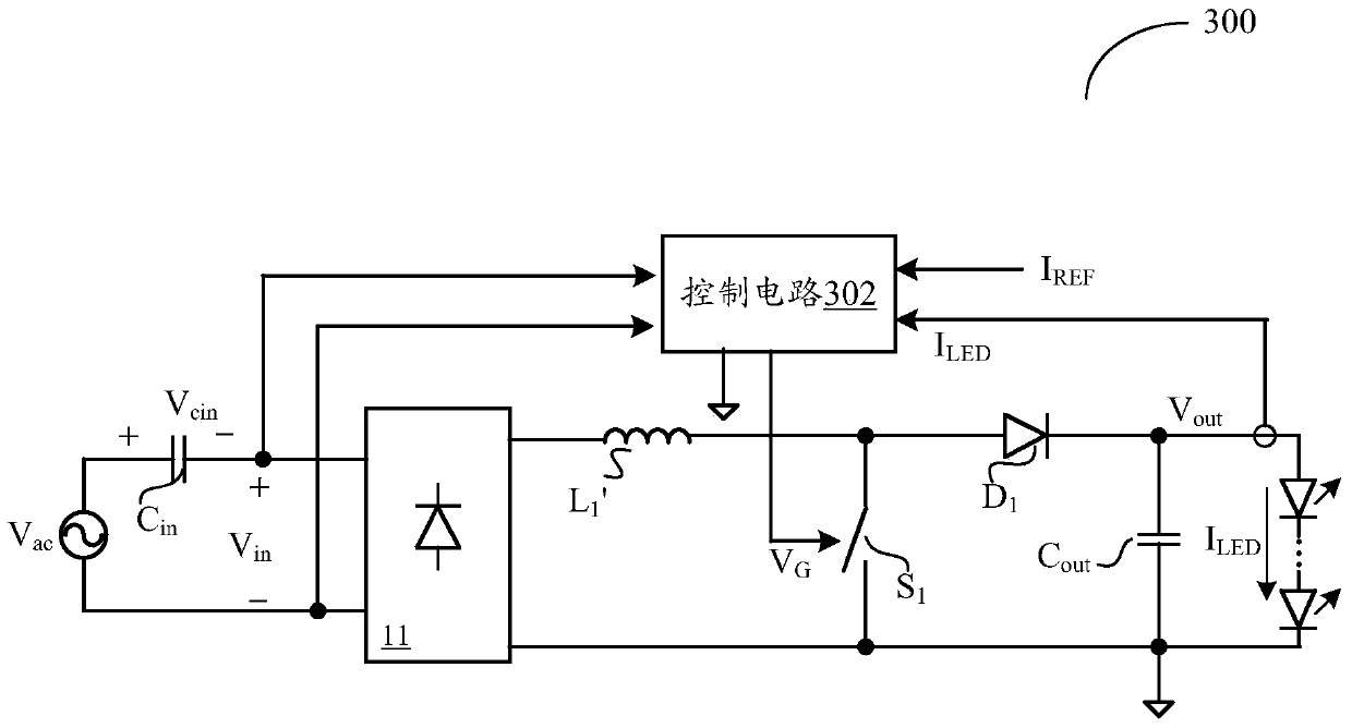 Capacitance buck-type LED driver and capacitance buck-type LED driving method thereof