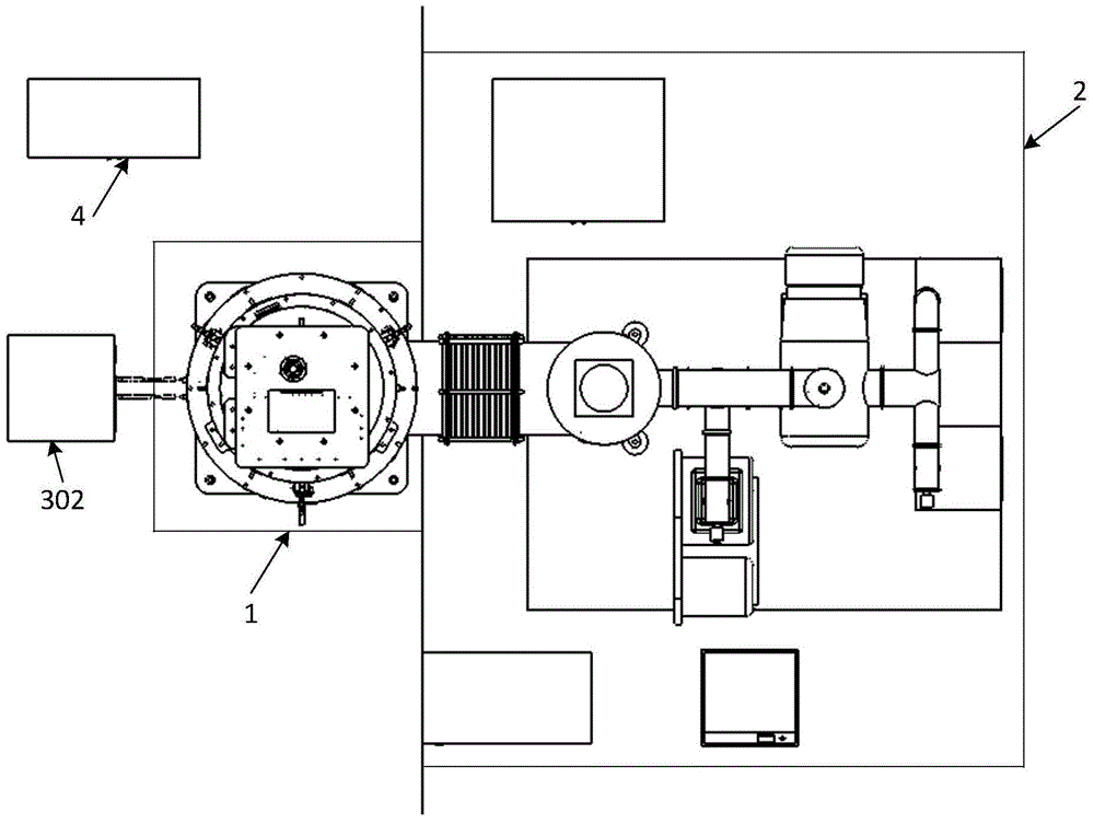 Selenographic environment simulation device used for simulating selenographic drilling test