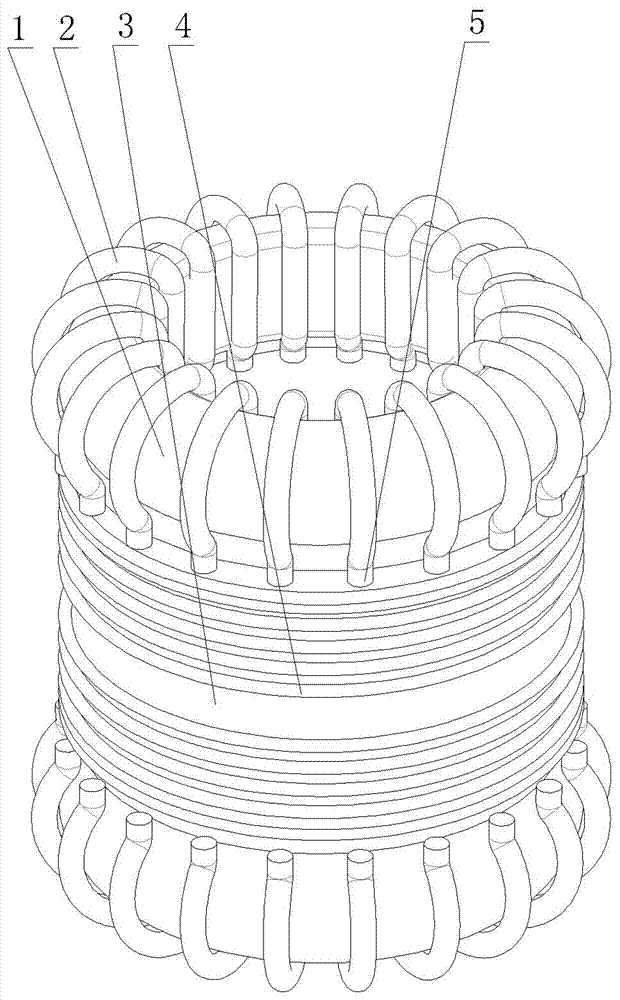 Controllable nuclear fusion device of dumbbell-shaped structure