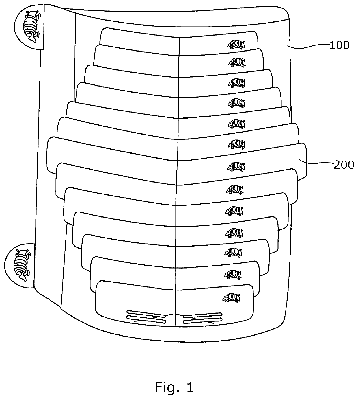 Protective knee pad