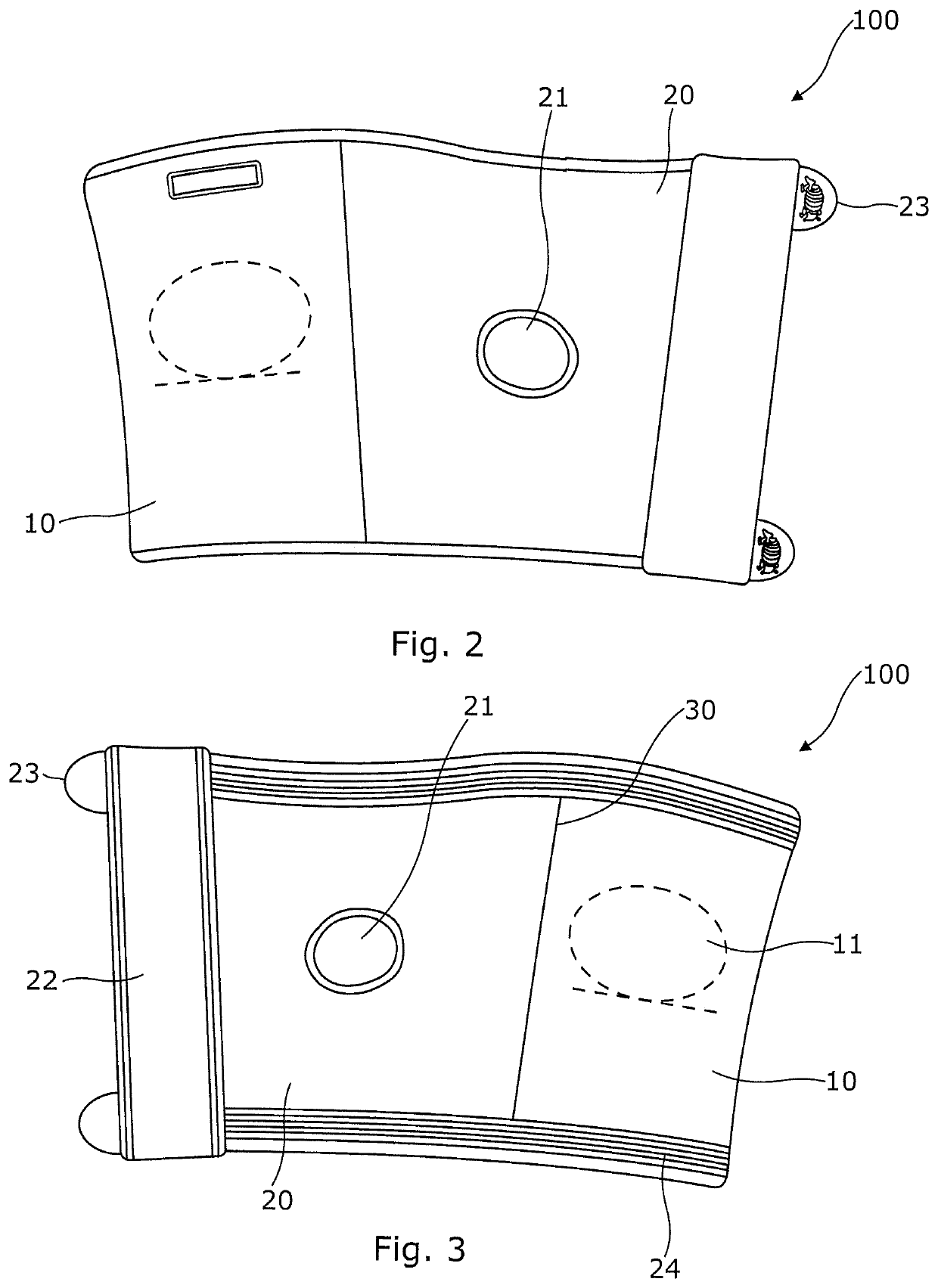 Protective knee pad