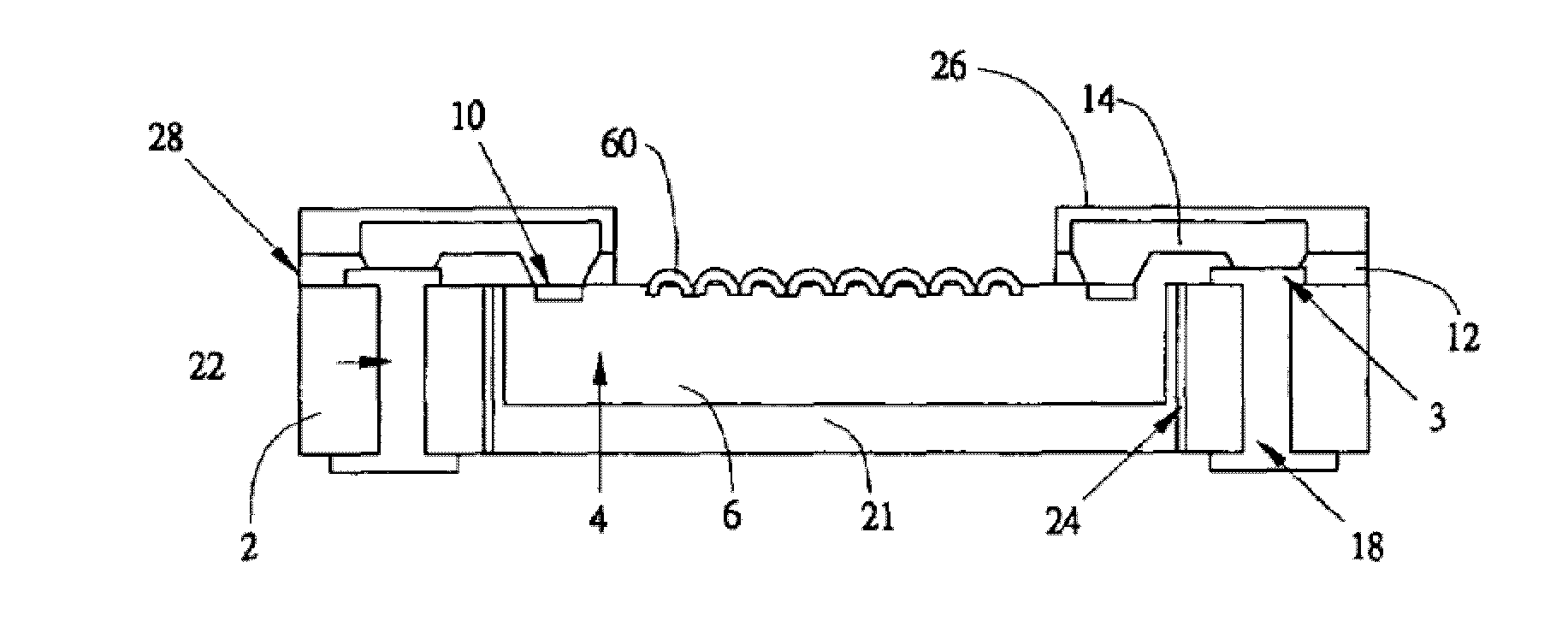 Wafer-level packaging structure and method of forming the same