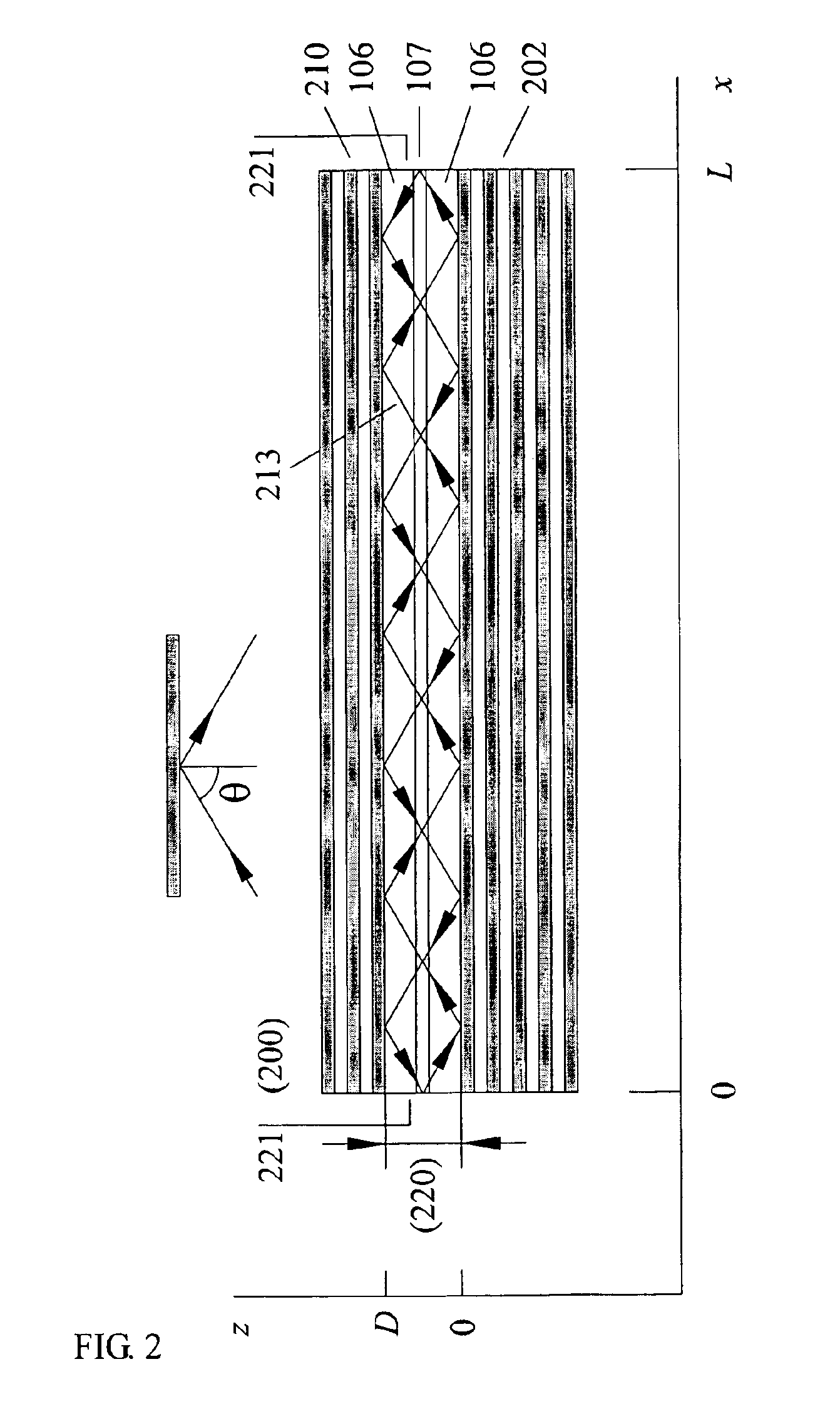 Tilted cavity semiconductor laser (TCSL) and method of making same