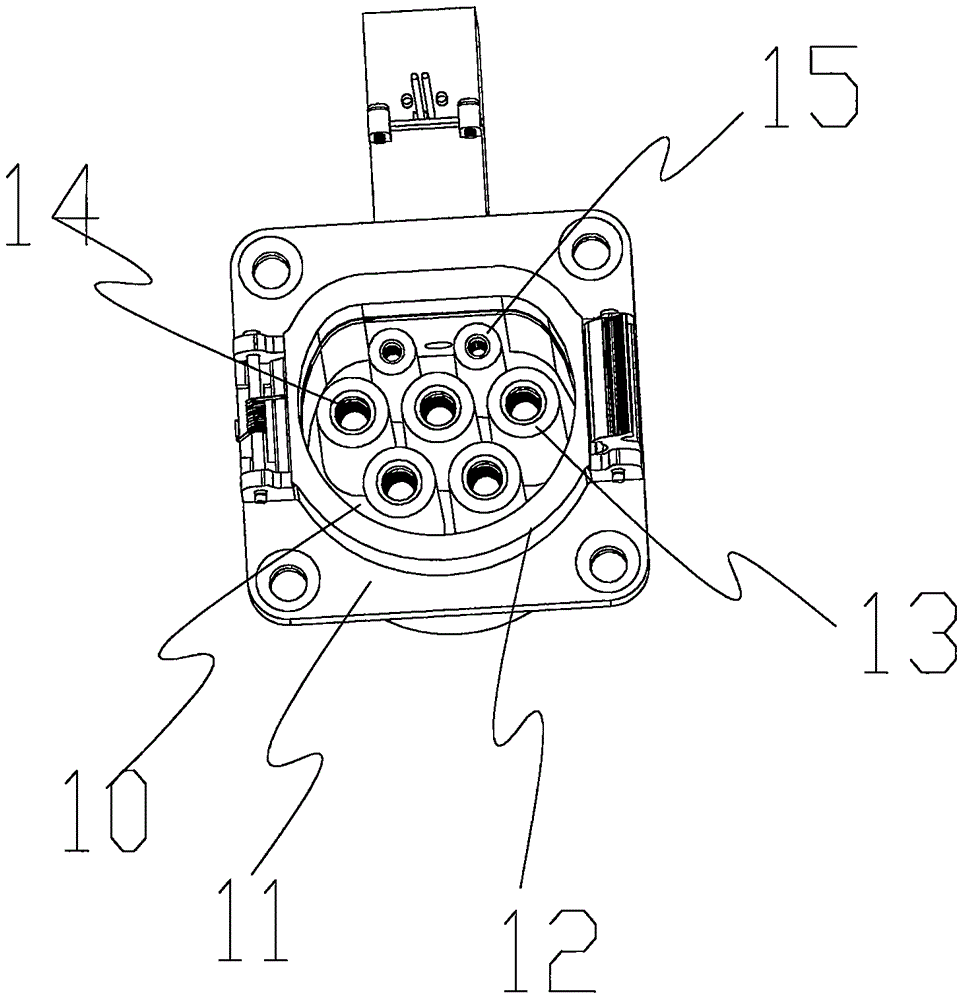 Automobile charging socket