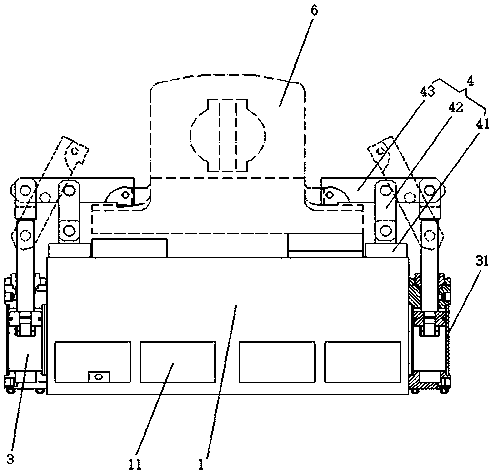 PC beam bearing machining clamping device and clamping method