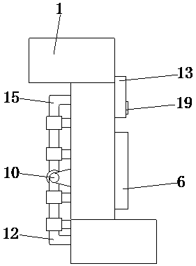 Dust removal device for tractor machining workshop