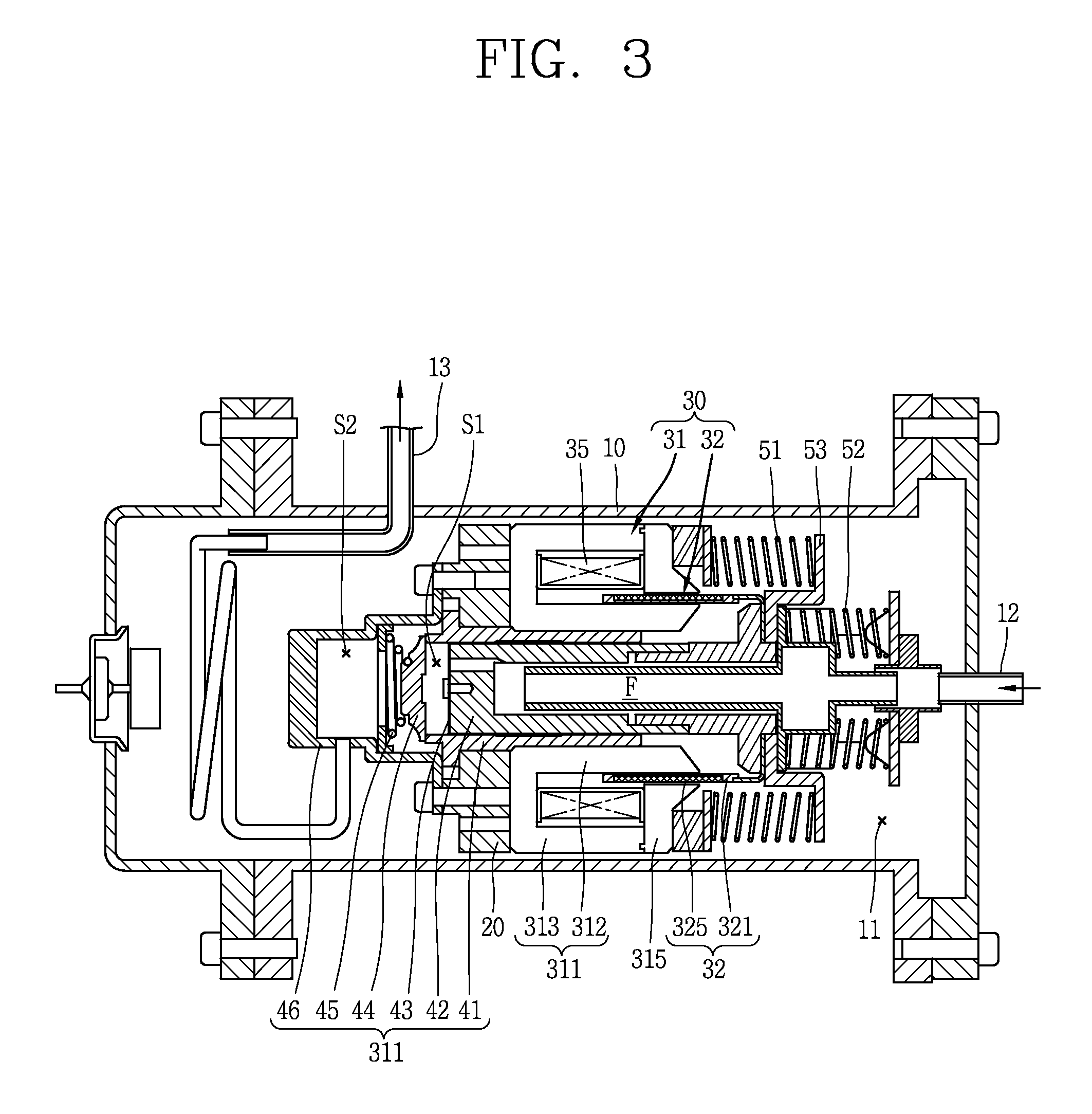 Reciprocating compressor with gas bearing