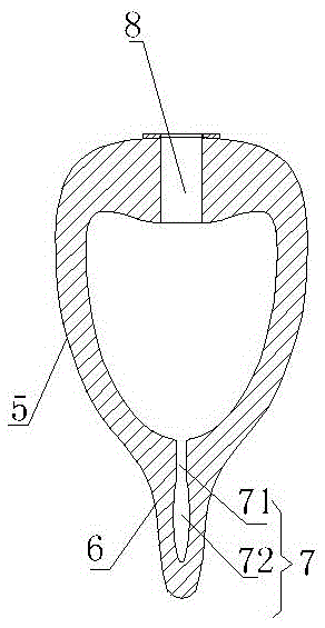 Seedling rope lifting ring for culturing raft frame and seedling rope hanging method of seedling rope lifting ring