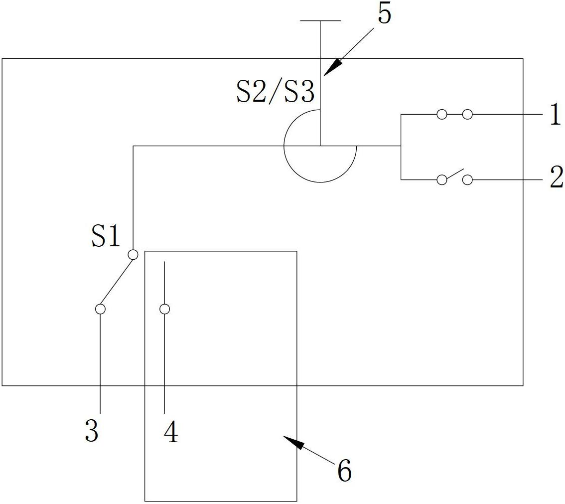 Washing machine timer capable of controlling circulating water flow and double-barrel washing machine